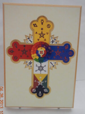 Melamine Croix Hermetique cross