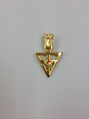 Rosicrucian Pendant Brass