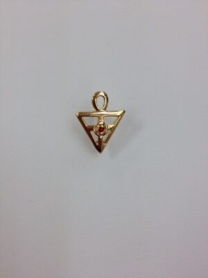 Brass Rosicrucian Pin