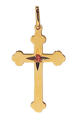 Rosicrucian Gold Plated Cross