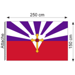 Rosicrucian Giant Flag