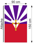 ROSICRUCIAN FLAG 150x90