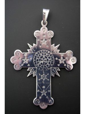 Pendant- Hermetic Cross- Silver- Large