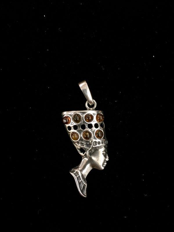 Pendant- Amber Nefertiti