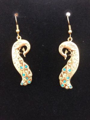 Peacock Earrings